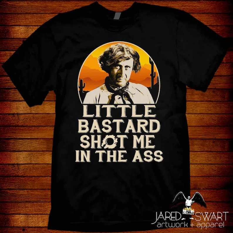 Blazing Saddles T-shirt Gene Wilder as Waco Kid Sizes S M L XL 2XL 3XL 4XL 5XL also in ladies fit S-2XL