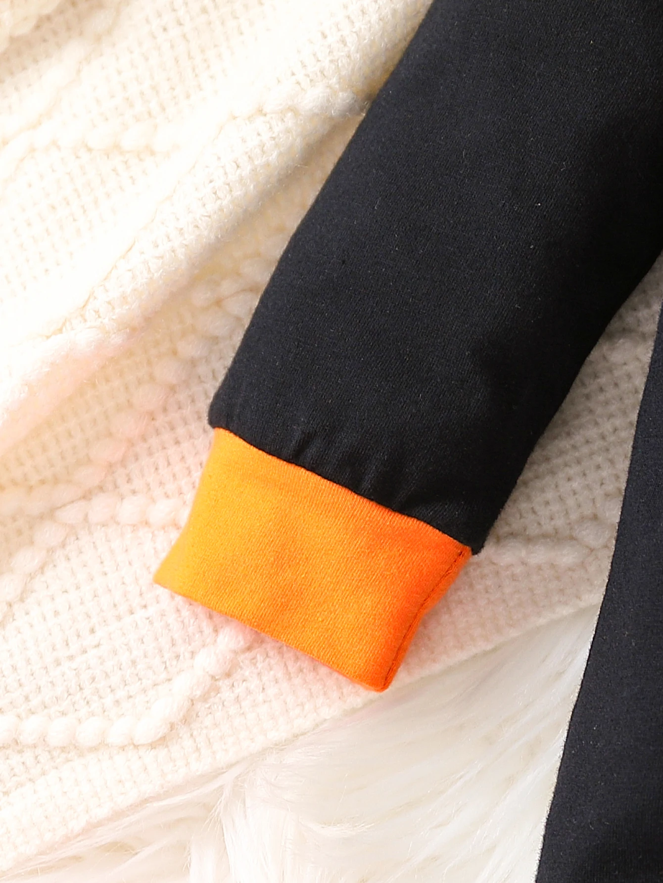 1 Stück Baby-Halloween-Strampler 2026, „Mein erstes Halloween“ Langarm-Strampler mit Kürbis-Geister-Print, Niedliches Krabbel-Outfit für Kleinkinder – Detail 6