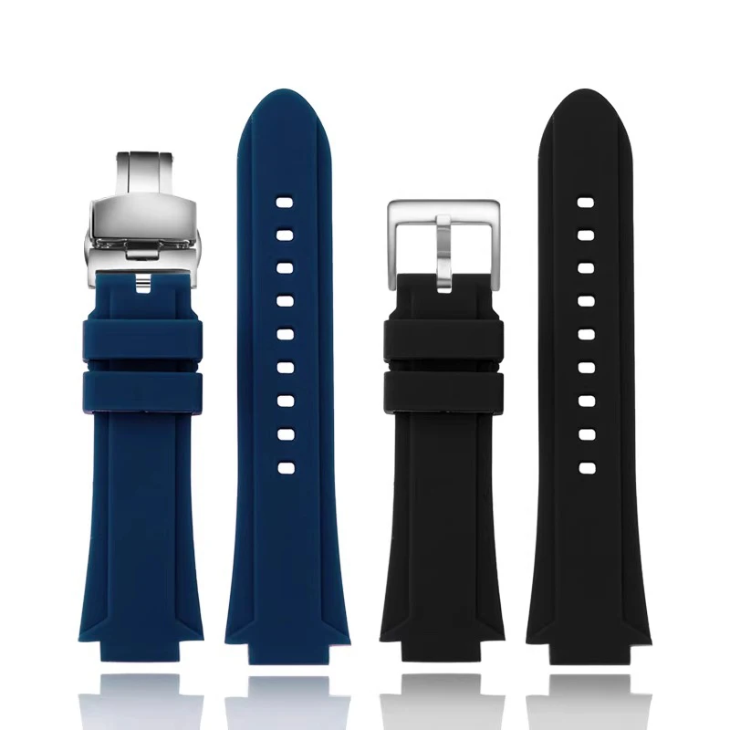 Original Rubber Watches Strap, impermeável Sports Watchband, I. Marca do Carnaval W, 589G, 618G, 612G, 619G