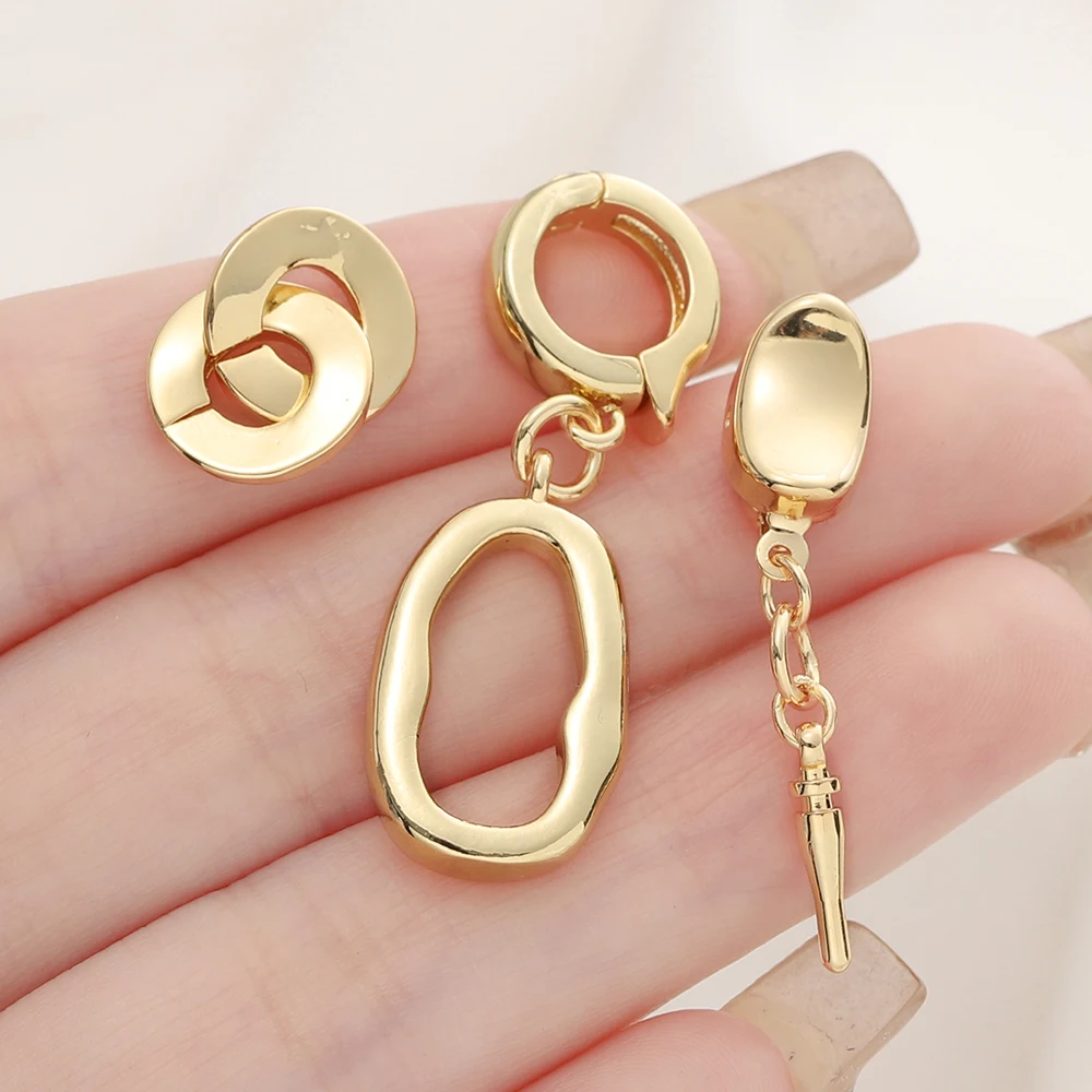 1pcs 14/18K Gold Color Plated Metal Copper Necklace Clasp Connectors for DIY Jewelry Making Necklace Making Accessories image 6