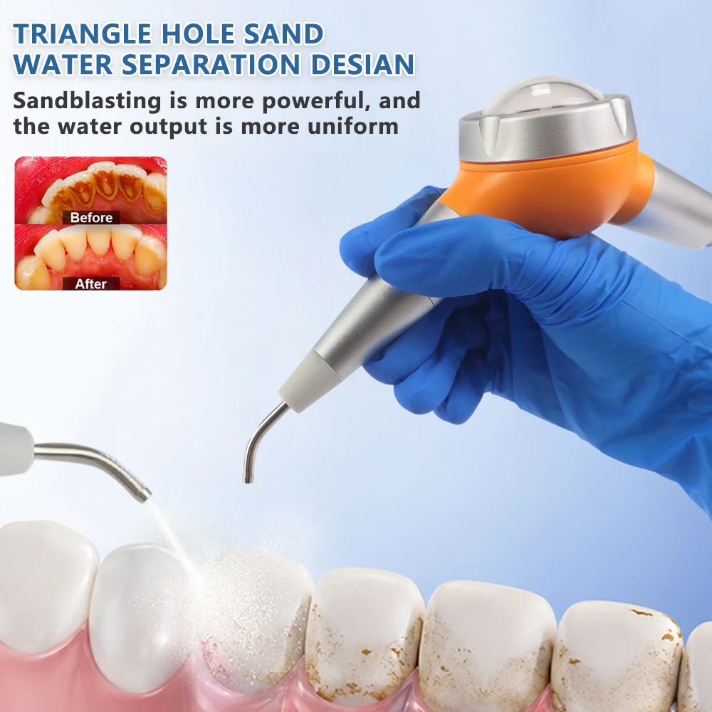 Dental Air Prophy Unit Anti-Backflow Device Triangle Hole Water Separation Design 2Hole/4Hole Connect Teeth Cleaning Whitening