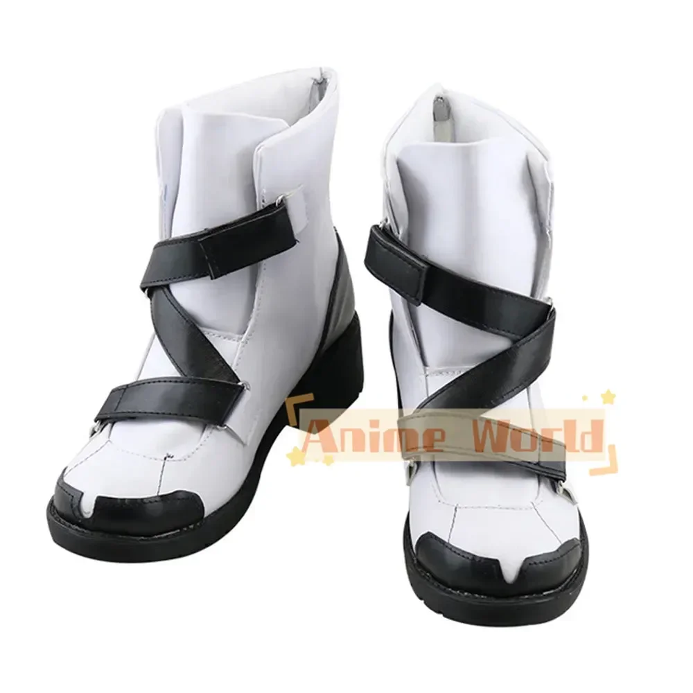 Fate Grand Order Fgo Kid Gil White Shoes Cosplay Boots Custom Made Halloween Carnival Party Props