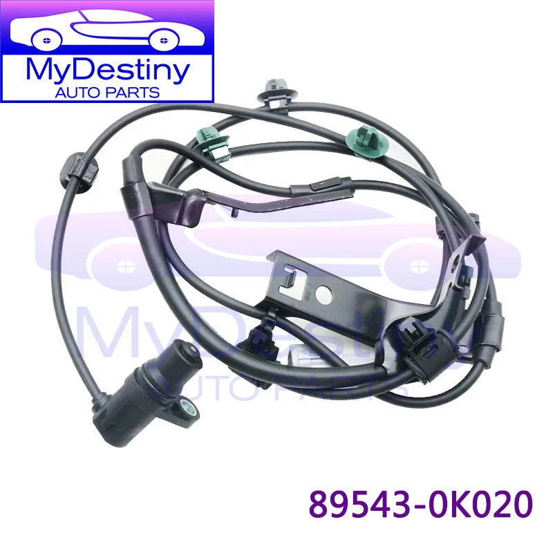 Front Left ABS Wheel Speed Sensor for Toyota Fortuner Hilux GGN_ KUN_ 2.7L 2004-2015 New 89543-0K020 895430K020