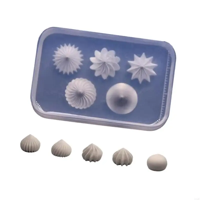 Creative Silicone Mold Jewelry Making Small Cream Beads Decorative Molds 