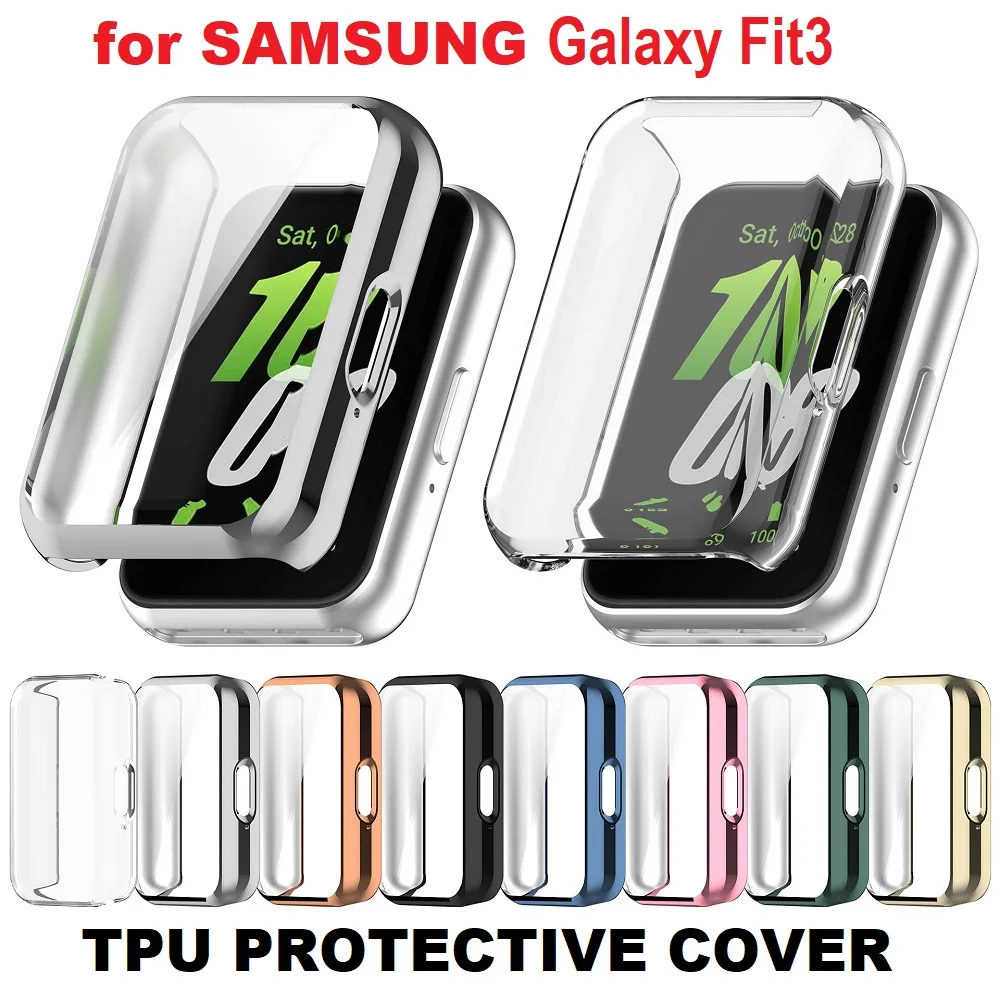 

30PCS Protective Case for Samsung Galaxy Fit3 Smartwatch Soft TPU Full All-Around Protection Screen Protector Cover