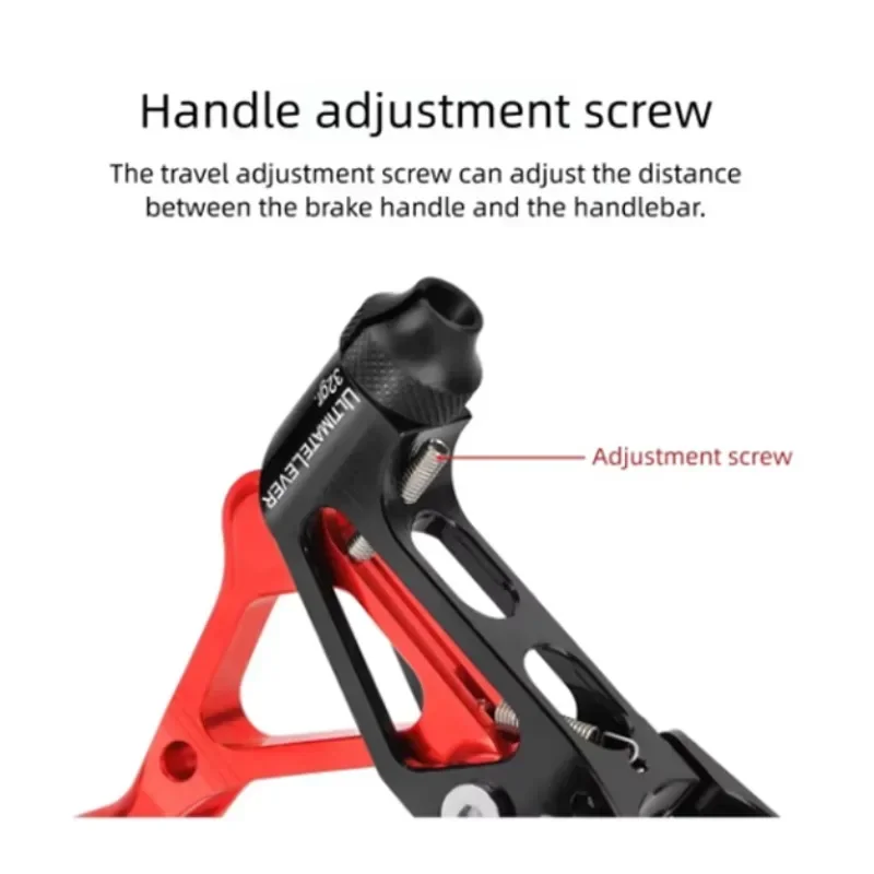 MEROCA V-Bremshebel Doppel-Bremshebel Ultraleicht 68g CNC Fahrrad-Bremsgriff Lila Hebel für Brompton BMX Fahrradzubehör – Detail 3
