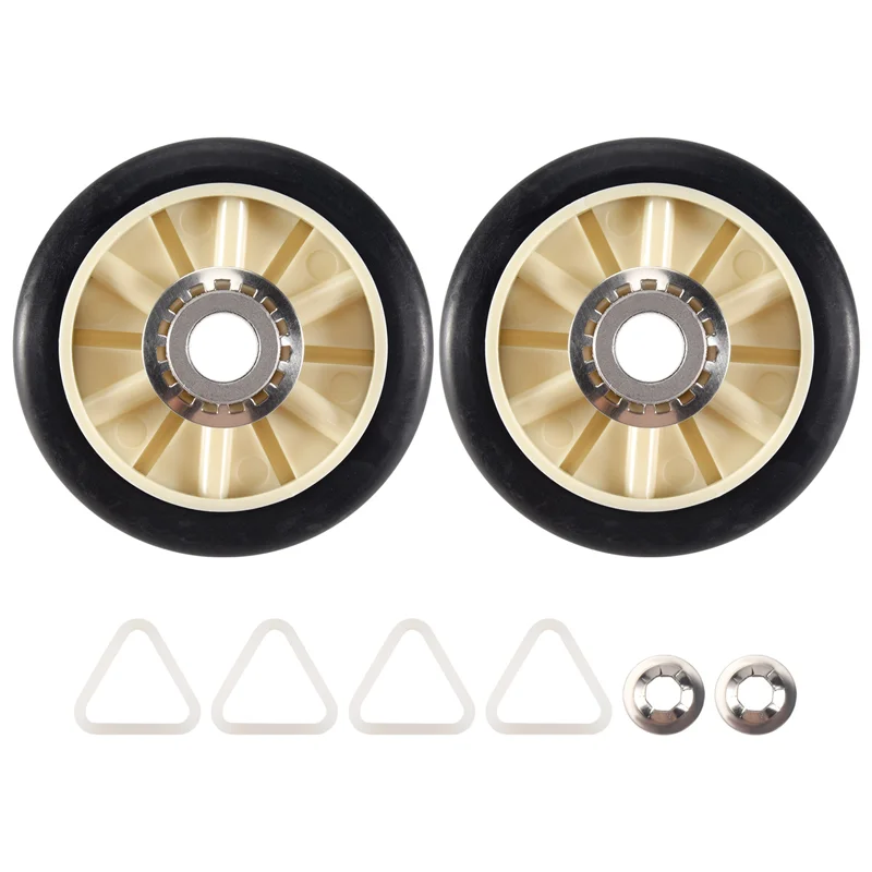 2PCS 349241T Dryer Drum Roller Kit For Whirlpool Kenmore Sears-New
