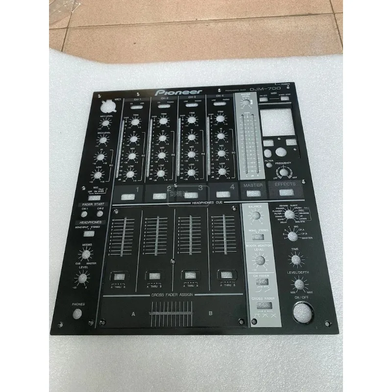 Pionero Djm - 700 Panel Mesa Mixta Conjunto Completo  Empuje  Placa  Hierro DJ  Placa Media