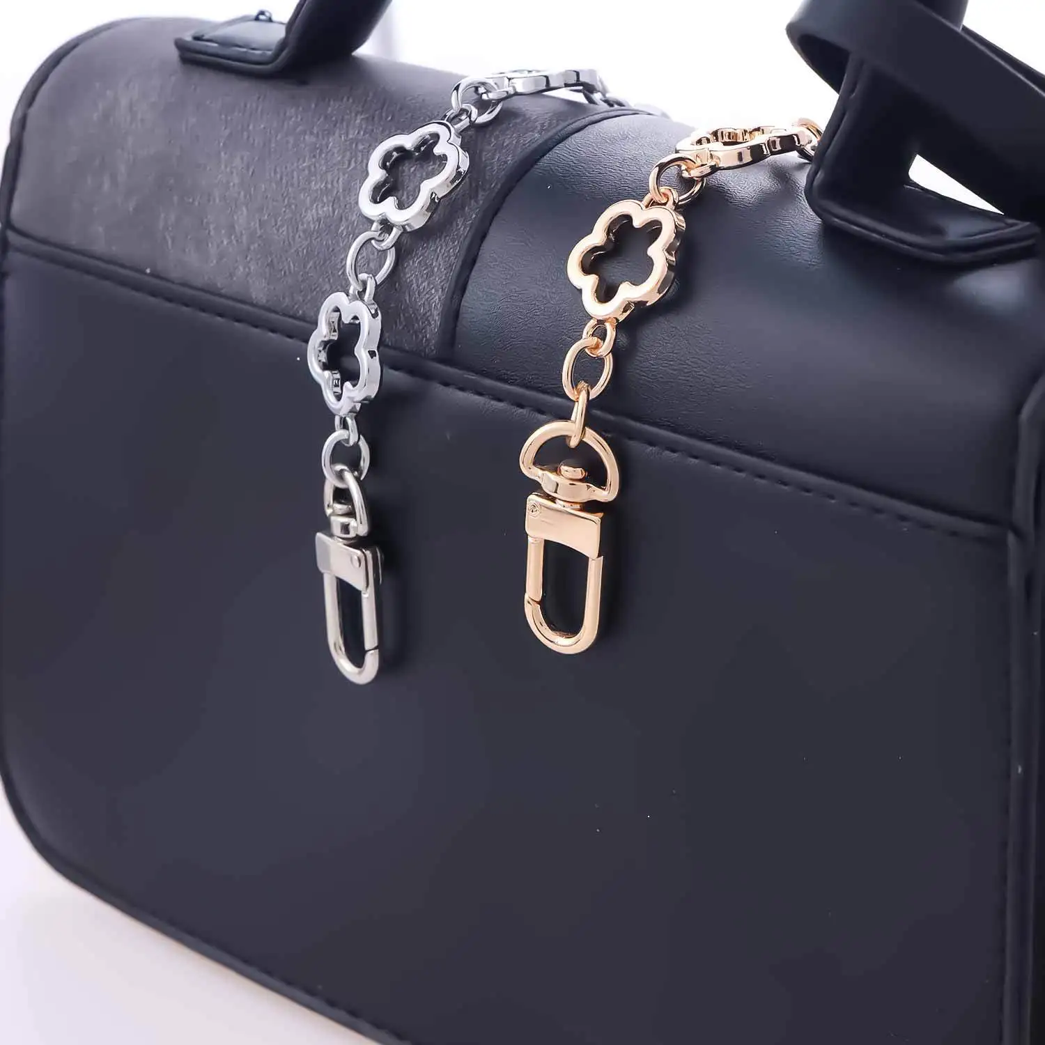 1 قطعة حقيبة زهرة موسع سلسلة محفظة حقيبة حزام موسع سلسلة DIY بها بنفسك المرأة حقيبة يد محفظة صنع استبدال الملحقات #5