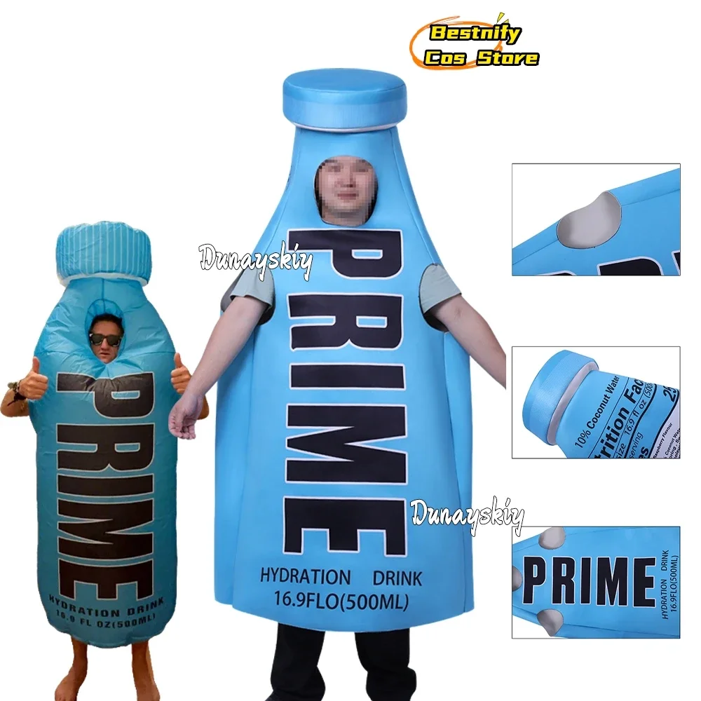 

CosplayHalloween Funny Primes Cosplay Adult Drink Beer Costume Unisex Bottle Costume Jumpsuits Halloween Role-playing Outfit Pro