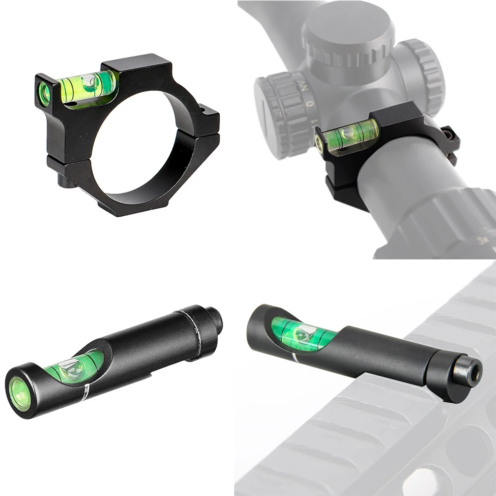 Tactical Riflescope Universal Spirit Level Balance for 25.4/30/35mm Ring 11/20mm Picatinny Rail Hunting Rifle Scope Adapter