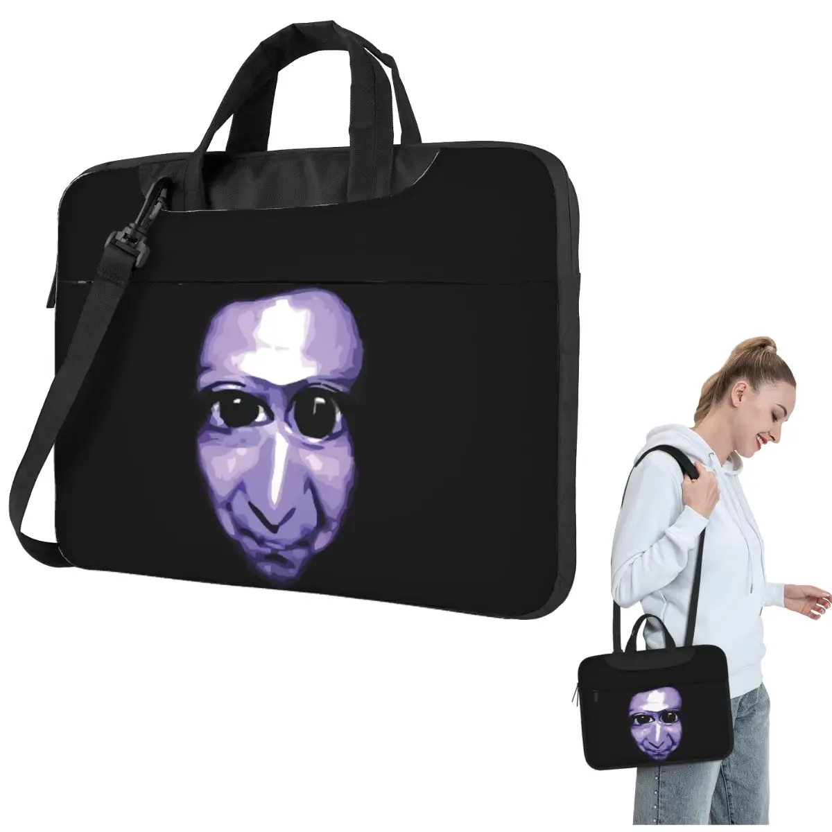 

Ao Oni Crossbody Laptop Bag Case Computer Bag 13 14 15.6 Inch Notebook Pouch for Lenovo