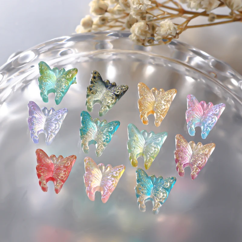 nail art decorations charms butterfly accessories  kawaii  nail supplies ongles  nails art  halloween  kit 3d bow strass parts