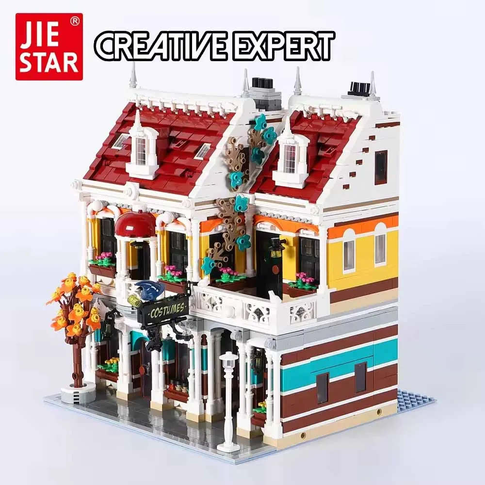 

Creative 3000+PCS MOC Clothing Store Building Blocks Model IDEAL City Street View Bricks Perfect For Steam For Adult Gifts