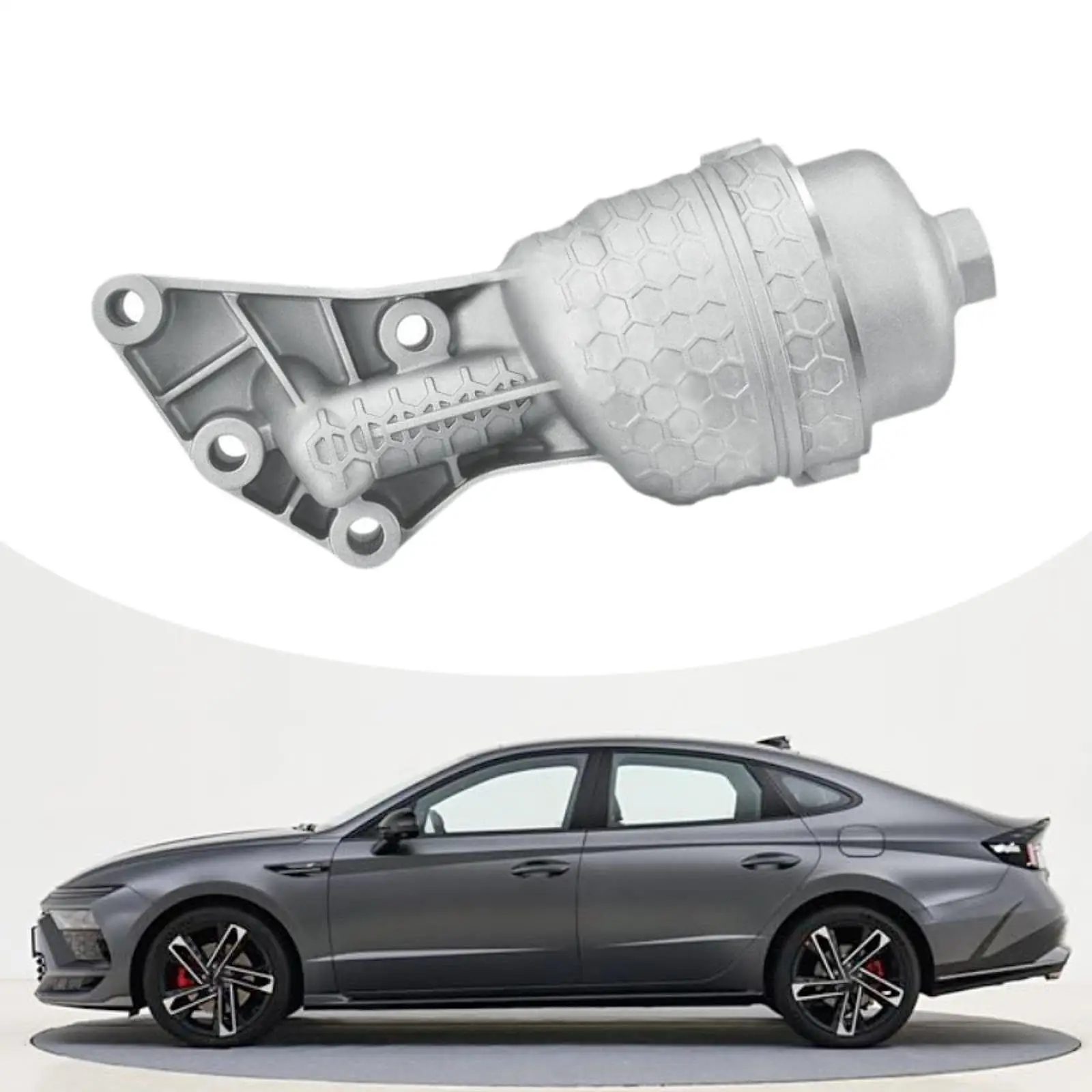 

Комплект корпуса масляного фильтра 26300-3laa0 Совместим с Hyundai 3.8L