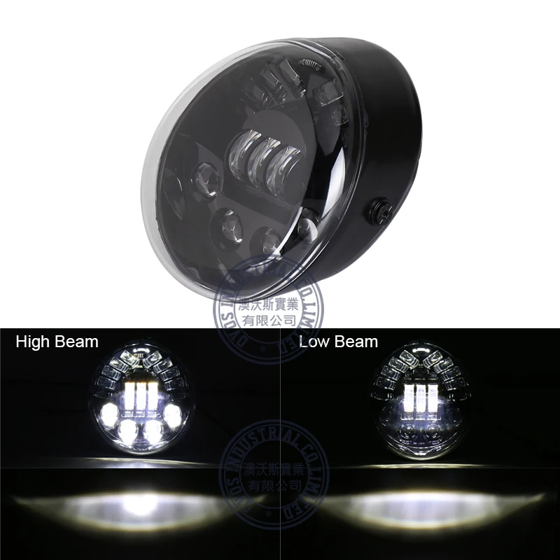 60W V-Rod Headlight  Harley Motorcycle v-rod  oval headlight auto led lights for harley