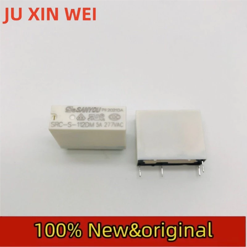 5PCS SRC-S-112DM SRC-S-105DM SRC-S-124DM Relay SANYOU A group of usually open 4-foot 5A277VAC