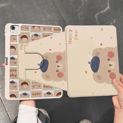 Funda con Portalápices para iPad Air 6, carcasa con rotación para Ipad Air 5, 4, 10,9 Pro, 11, 2, 3, 4. ª generación, 10,2, 8/9