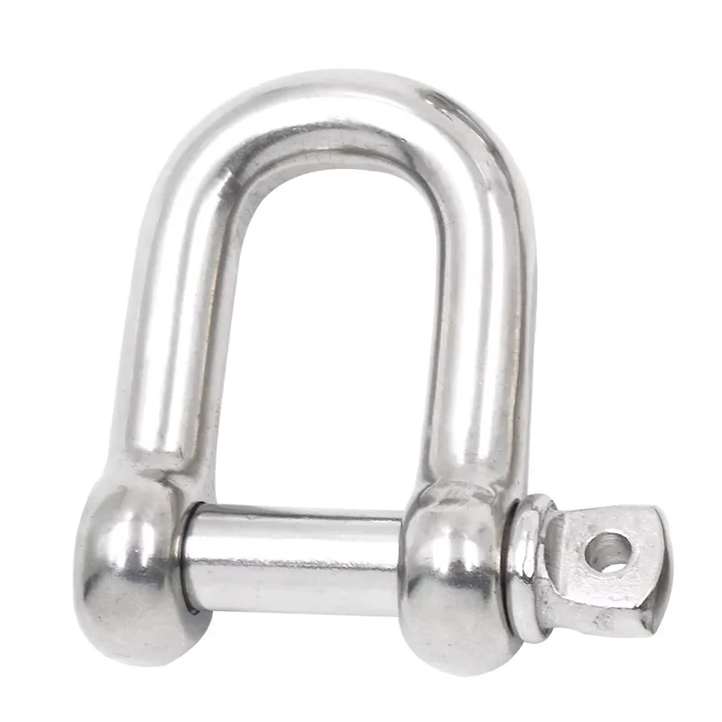Marine Grade Stainless Steel 316 High Tensile Dee or Bow Type M4-M38 Screw Pin Anchor Shackle for Boat Yacht