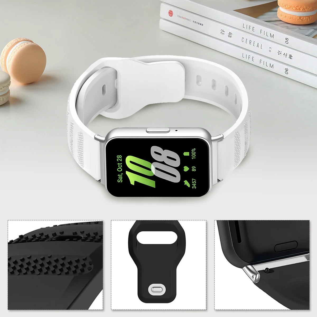 Silicone Strap For Samsung Galaxy Fit 3 Bracelet Replacement Sport Watchband For Samsung Galaxy Fit 3 SM-R390 Band Accessories