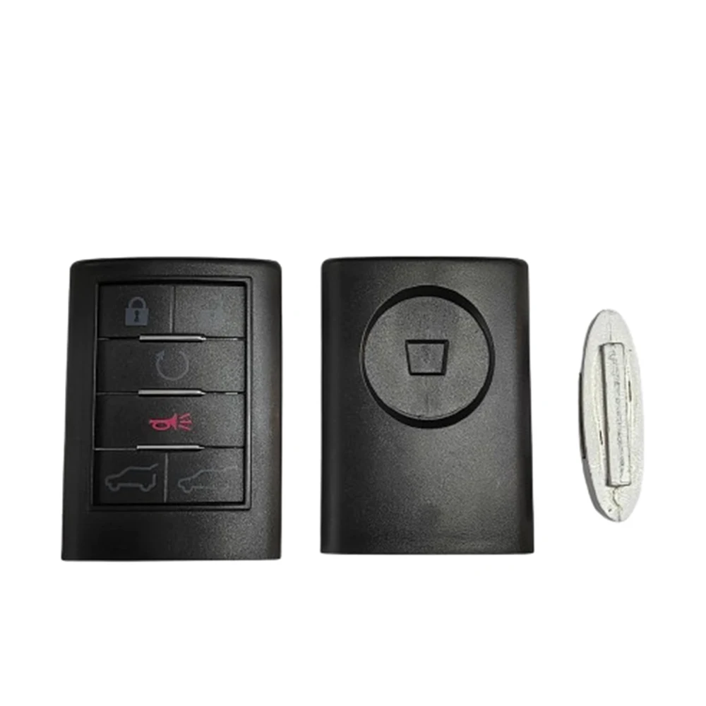 6 Buttons Car Key Shell Case Replacement Car Remote Key Shell With N0 Small Key Fit For Cadillac 2008 -2014