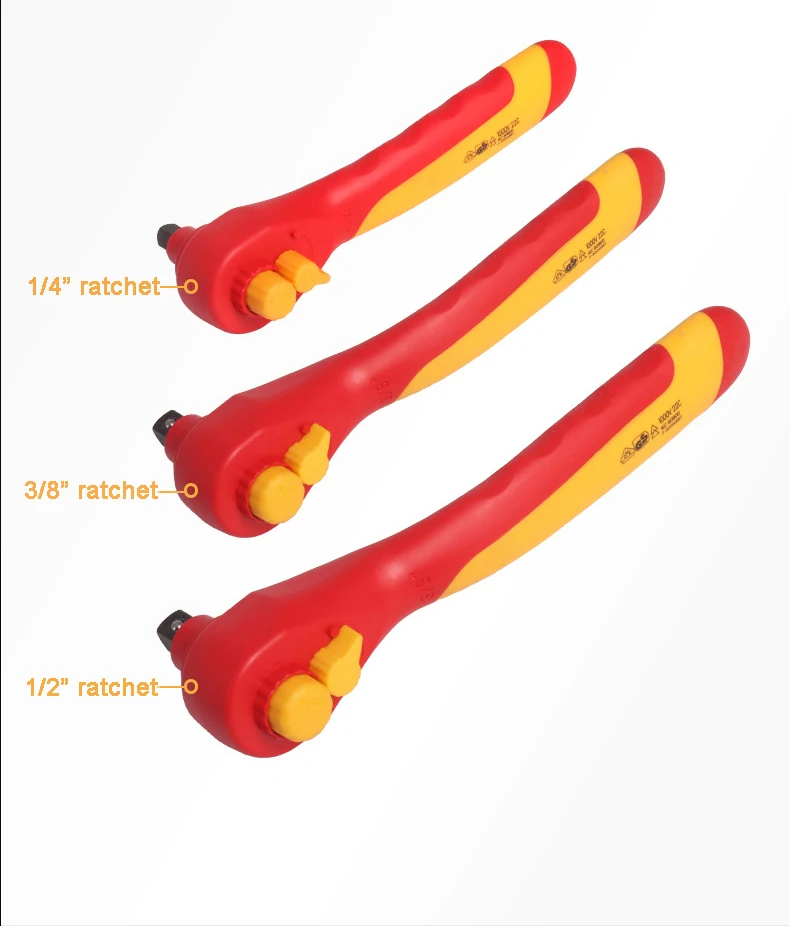 

1000V VDE Explosion-Proof Insulated Hand Tools 71Pcs Cr-V Alloy New Energy Electric Vehicle Tram Maintenance Repair Set
