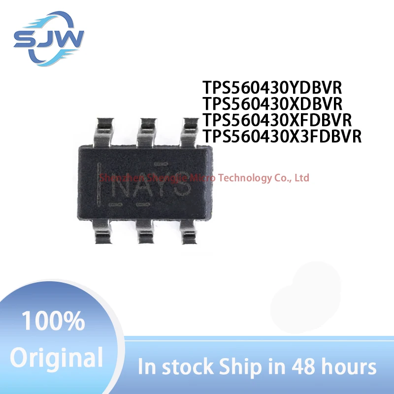 

TPS560430YDBVR TPS560430XDBVR TPS560430XFDBVR TPS560430X3FDBVR Screen printing NAYS NAXS NAXF N3XF SOT-23-6 DC-DC power chip