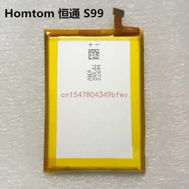 New  HOMTOM S99 battery 6200mah 3.8V for HOMTOM S99 Face ID Smartphone 5.5-Inch Android 8.0 Fingerprint phone