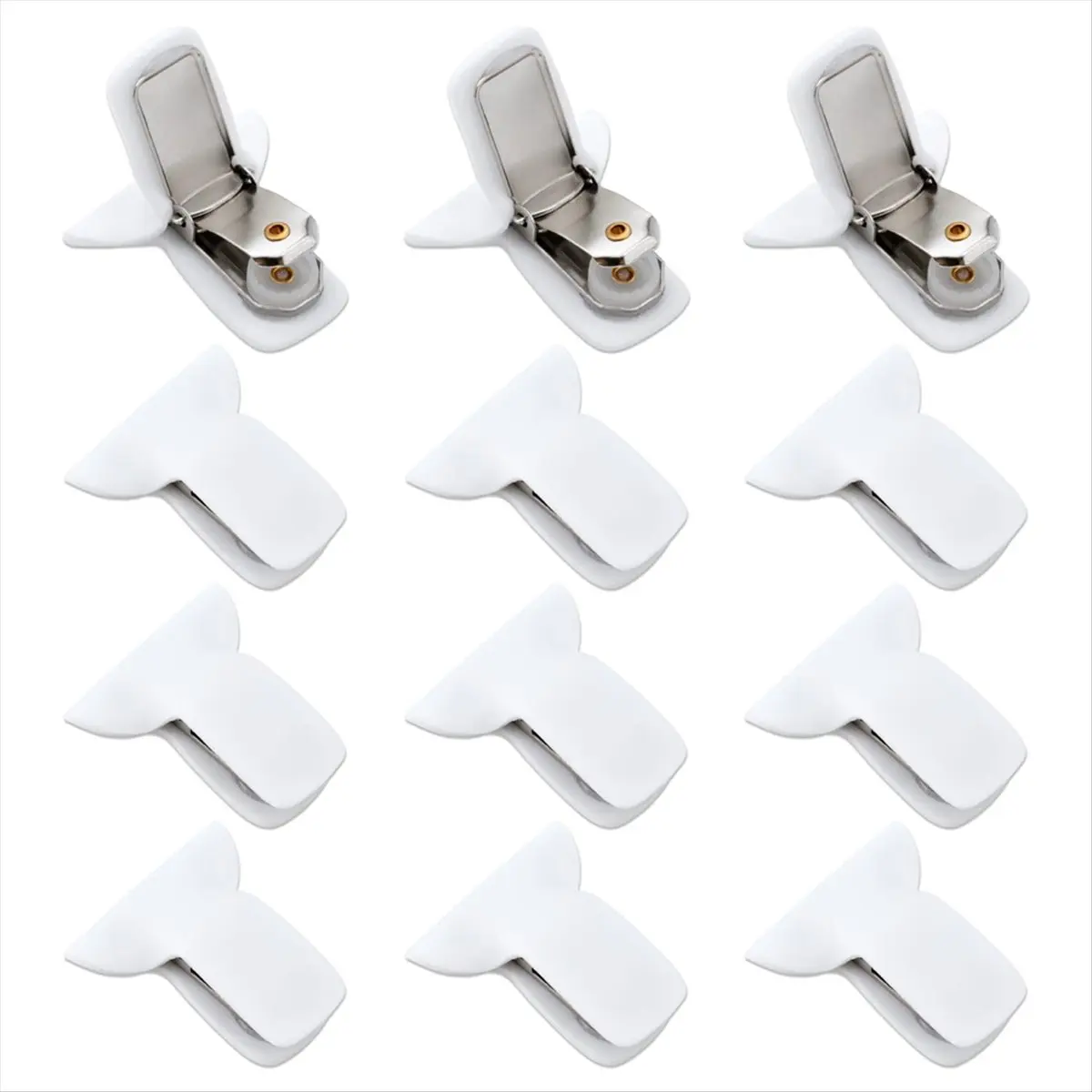 ABZF 2026 12pcs Duvet Clips for Comforter Inside, Strong Holder Blanket Quilt Fasteners Foam Metal Padded Duvet Cover Clips