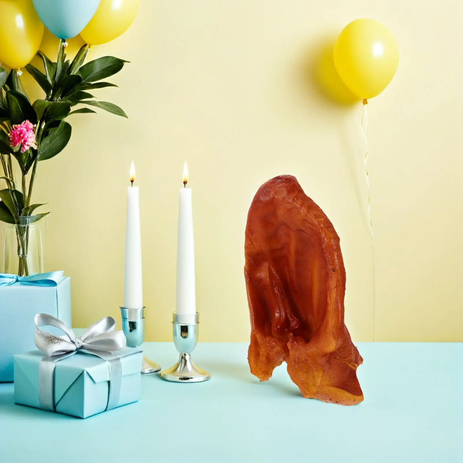 

Игрушка в виде свиных ушей: реалистичная искусственная еда для тематических вечеринок, реквизит для косплея, декор для кухни, миниатюрные имитации