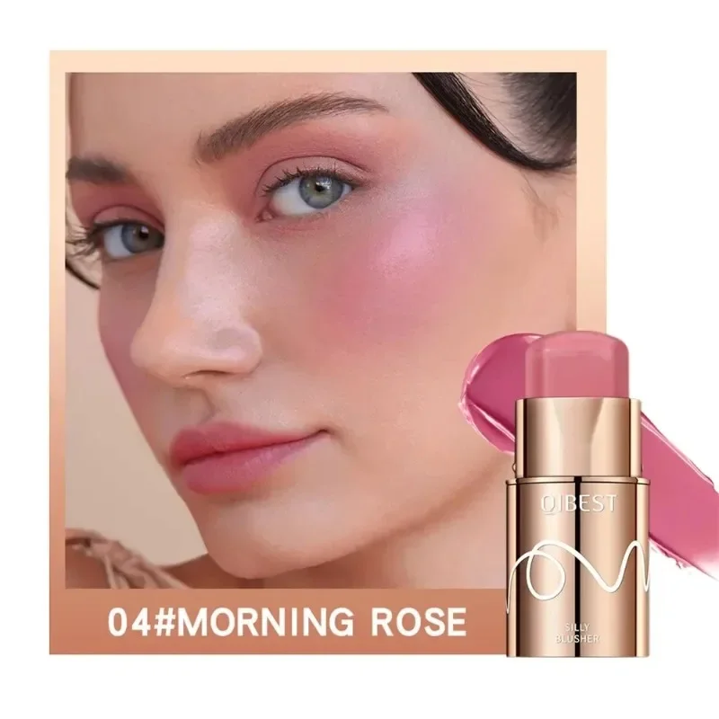 Blush Stick Face Brightening Makeup 3-in-1 Eyes Cheek and Lip Tint Waterproof Long Lasting Blush Cream Multifunct Cosmetics