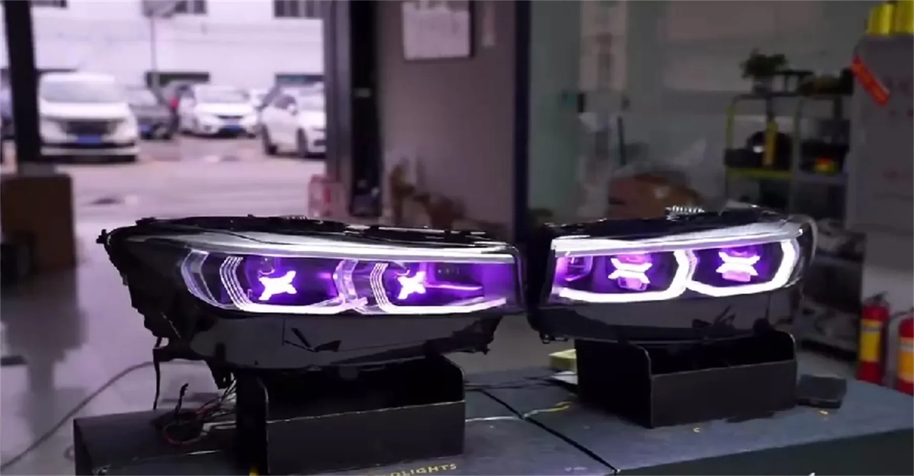 

LED Headlight For BMW 7 series G12 OSS Front Headlamp Daytime Running DRL Low High Beam Turn signal