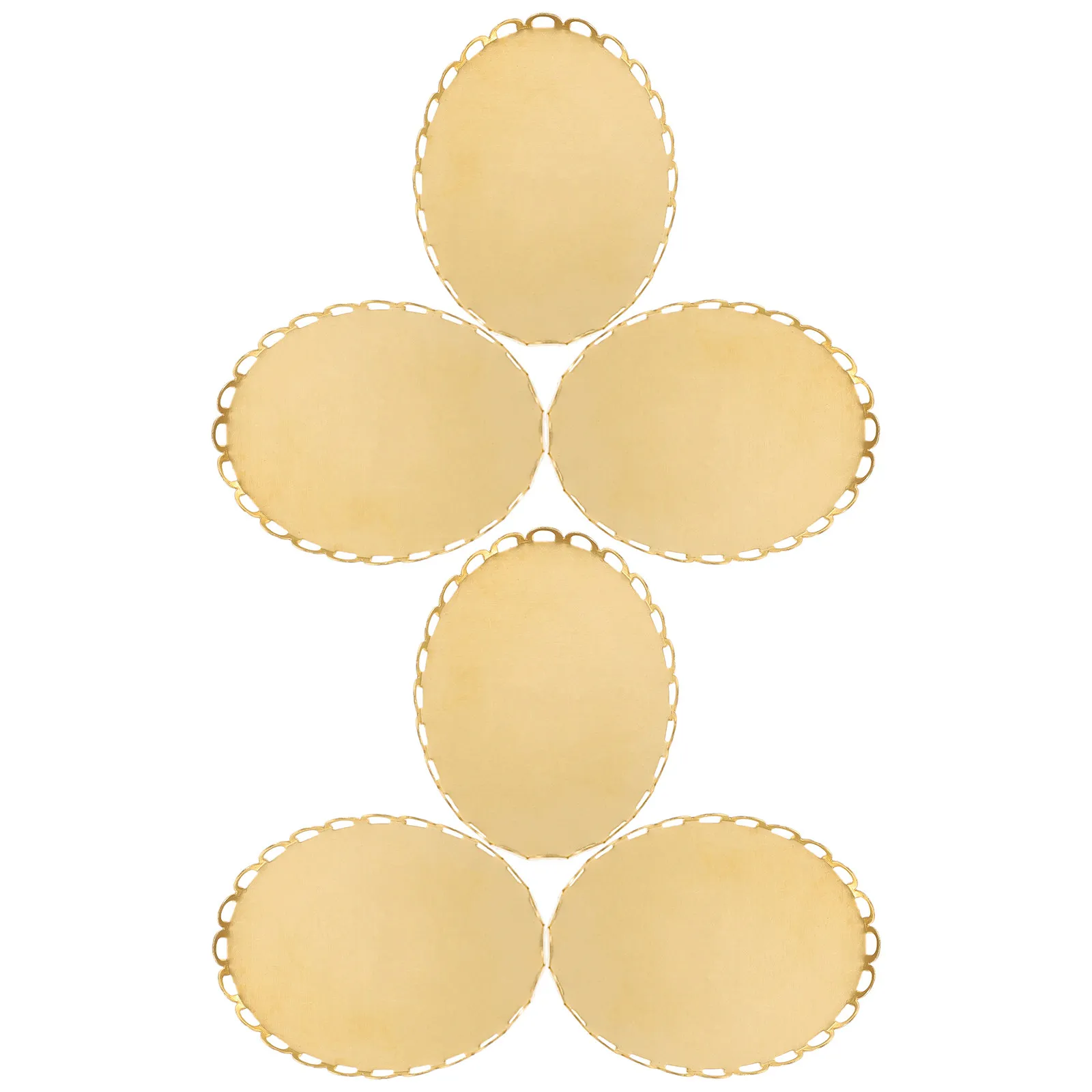 

6Pcs Miniature Food Tray Resin Craft Smooth Surface Mini House Scene Layout Decorative Tableware Prop for Kitchen Ornament