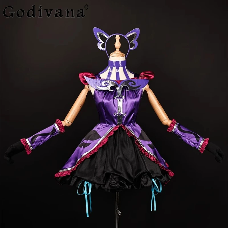 IdentityⅤCostume Lolita Dress Girls Sleeveless Princess Dress for Hallowees Women's Christmas Role Play Cos Dress Set