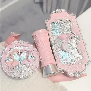 Flower Makeup Set Ballet Swan Series Six Colors Eyeshadow Palet 6 Main Sales Set of Brightness - №6