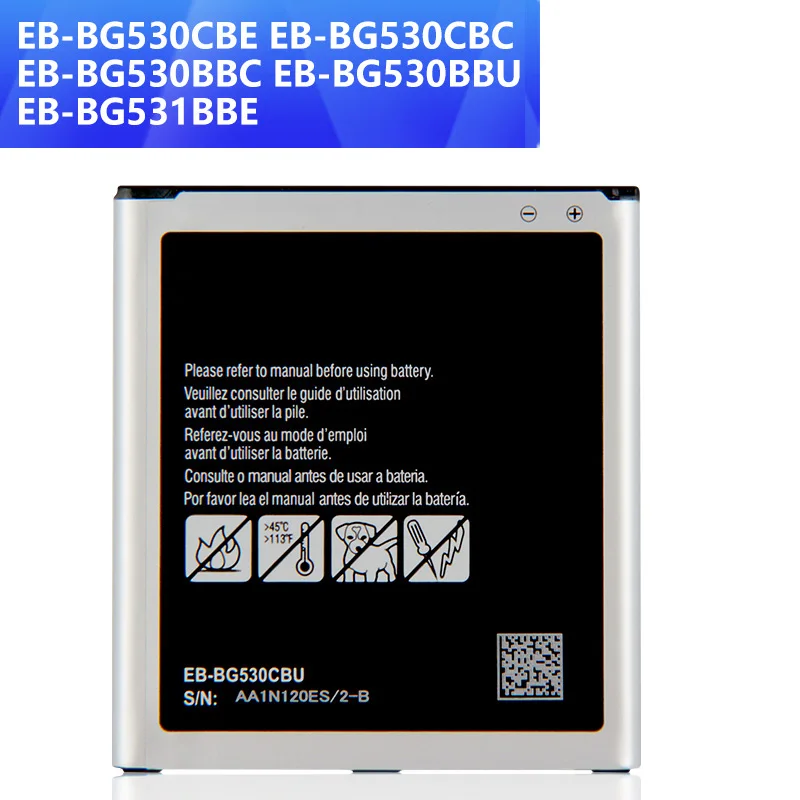 

New Replacement Battery EB-BG530BBC EB-BG530CBE EB-BG531BBE For Samsung Galaxy G530 G530F G530FZ G530Y J320F J2 Prime G532