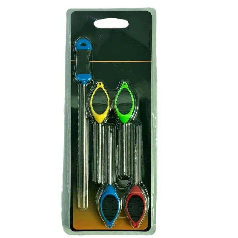 1 Set European Style Carp Fishing Gear Including High Carbon Steel Plastic Handle Pellet Bait Through Bait Hook Needle