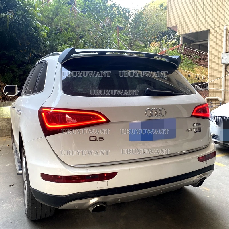 For Q5 ABT Style High Quality Carbon Fiber Materail Rear Trunk Spoiler Wing  Audi Q5 Spoiler 2009 2010 2011 2012 2013-2017