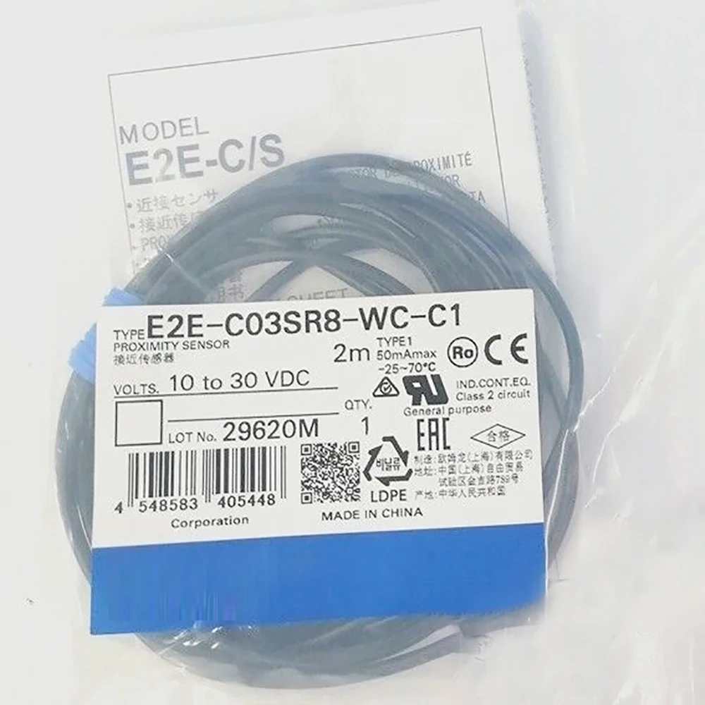 Proximity Switch Sensor NPN Output E2E-C03SR8-WC-C1
