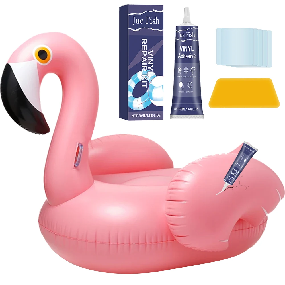 Pool Liner Patch Repair Kit Waterproof Air Mattress Patch Kit Heavy Duty Inflatable Repair Kit for Inflatable  PVC Boat Tent