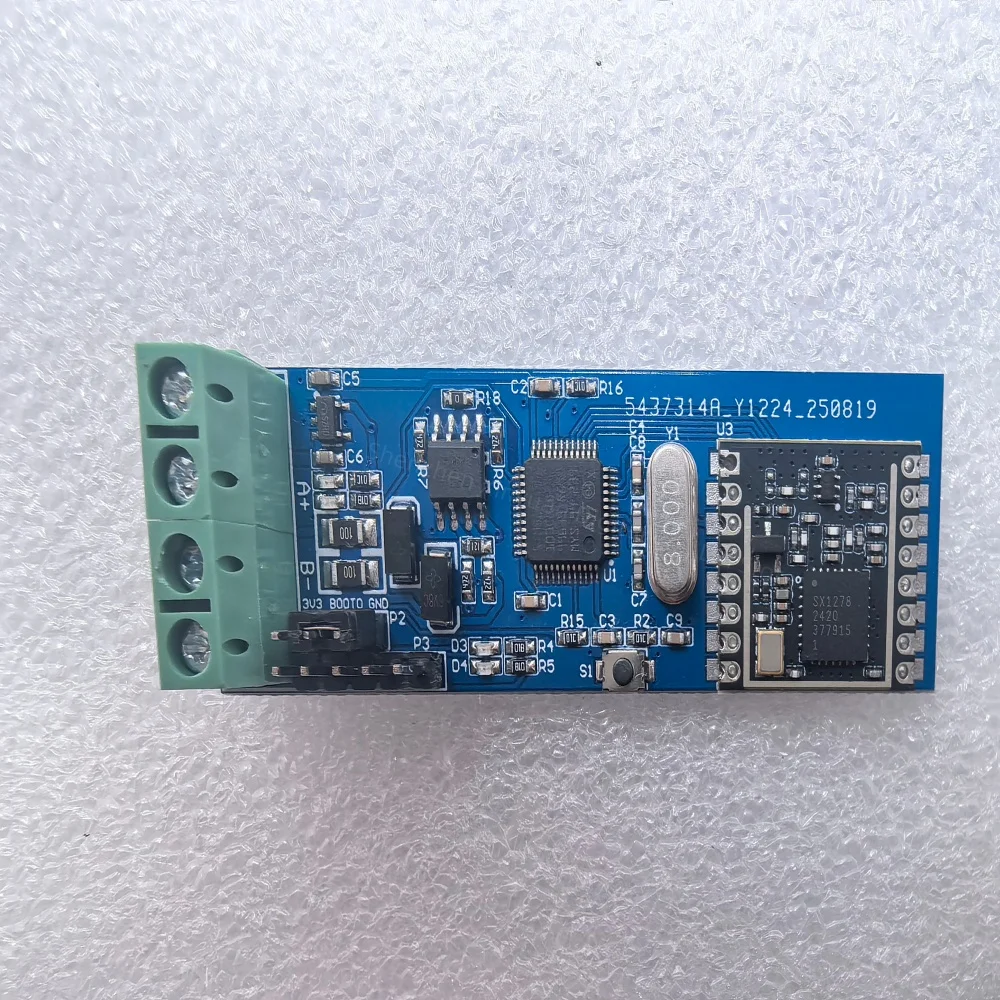 SX1278 RS485 to LoRa Module 433MHz Ultra‑Low Power STM32F103C8T6 Wireless Serial Communication Transceiver Module