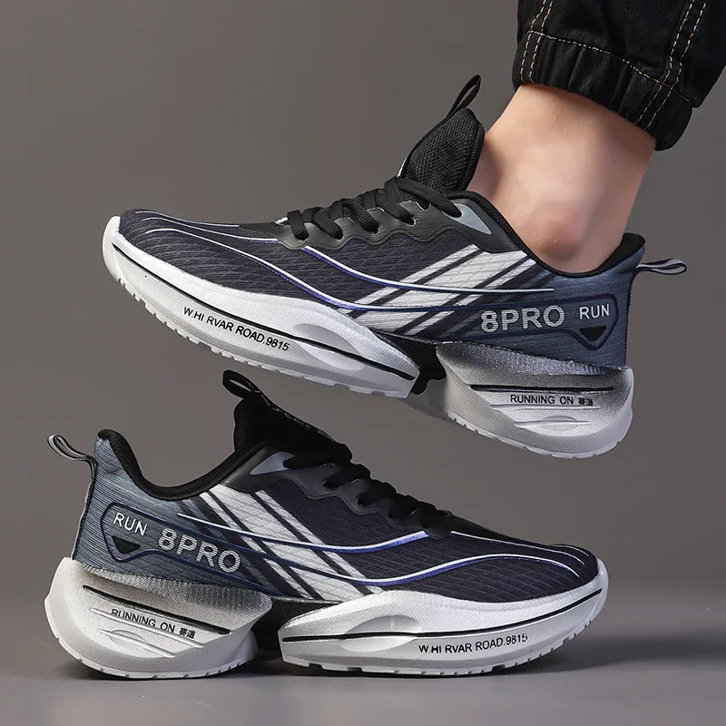 New Men's Sneakers 2025 Summer Professional Breathable Sports Training Shoe Outdoor Soft Sole Anti-Slip Couple Running Shoes Men