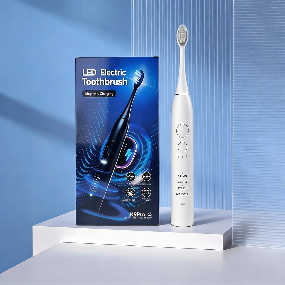 

K9Pro Sonic Electric Toothbrush Magnetic Charging with LED Light 4 Modes Dental Care