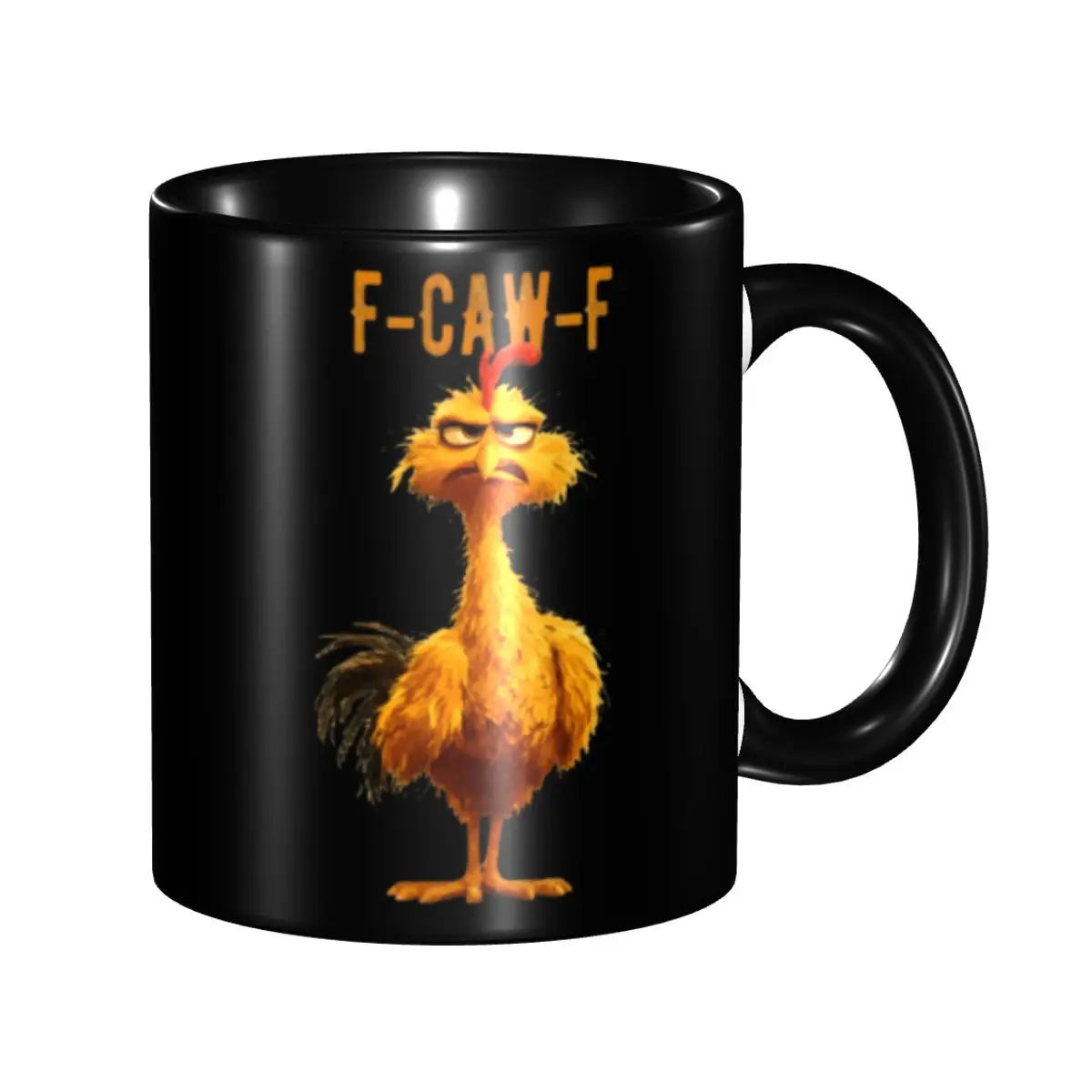

Personalized Funny F-Caw-F Chicken FCAWF Coffee Mug DIY Ceramic Tea Milk Cups