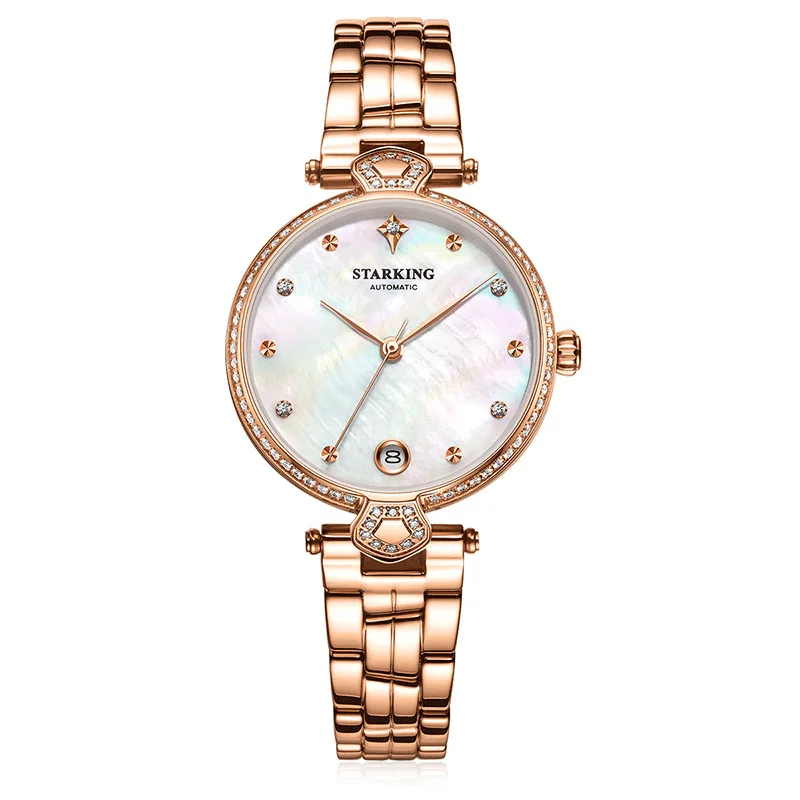 STARKING Women\'s Watch Simple Automatic Mechanical Lady Fashion Waterproof Watch