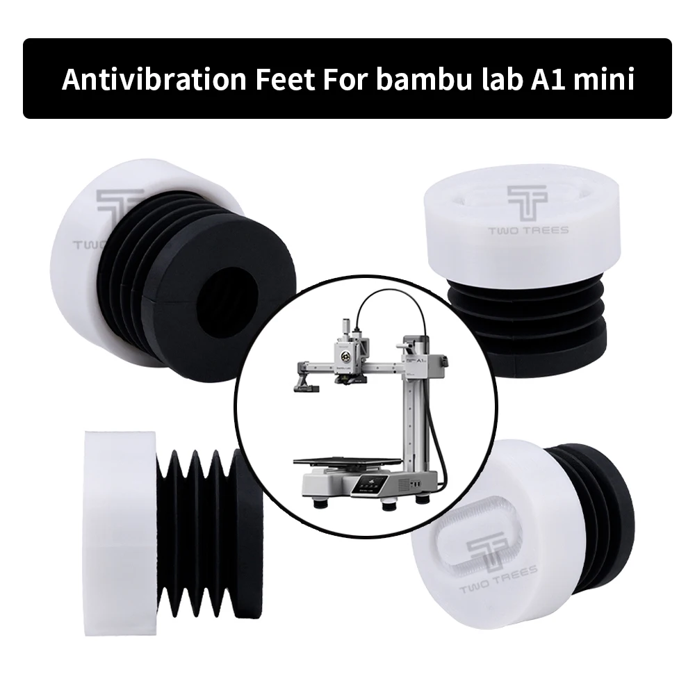 Upgrade Anti Vibration Rubber Feet Pad For Bambu Lab A1 mini Anti-Slip Foot Pads Anti-SHOCK Floor Mat Dedicated to A1mini