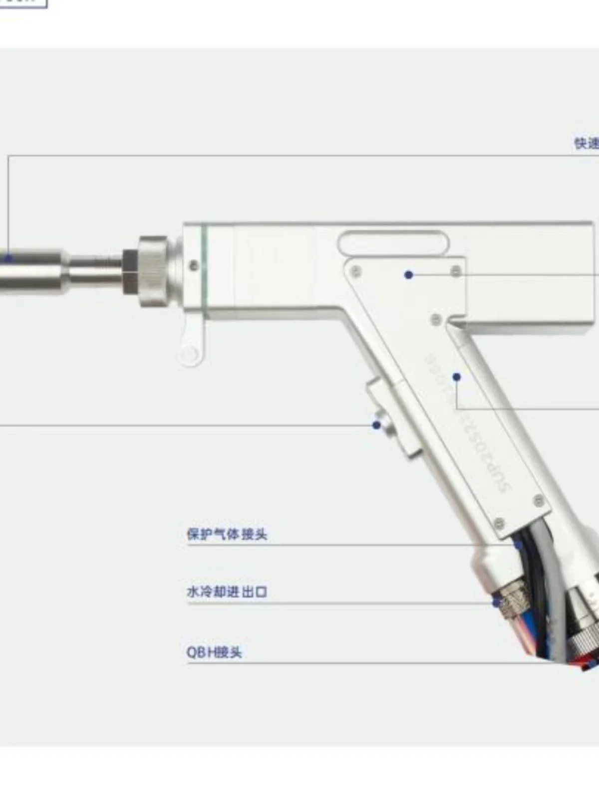 2000W Handheld Laser Welding Machine Laser Super Strong Welded Connection Built-in Chiller