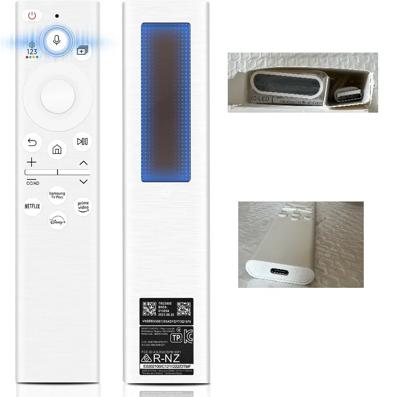 BN59-01391A Solar Bluetooth Voice Remote Control Fit For Samsung Smart TV Replacement Remote