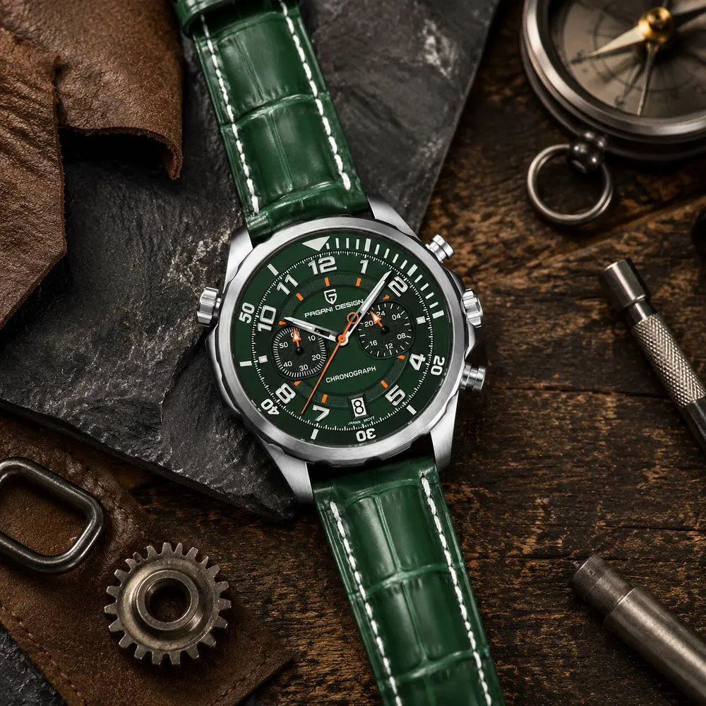 Nuevo Reloj PAGANI DESIGN 2026 para Hombre, Cronógrafo VK64, Relojes de Cuarzo de Primera Marca, Cristal de Zafiro, Resistente al Agua, Reloj de Pulsera para Hombre