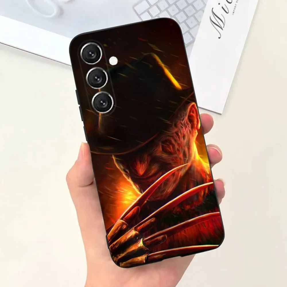 Capa de telefone Horror F-Freddy KrugerS para Samsung S21, S22 Ultra, S20, S30 plus, S22 plus, S23, S30 ultra 5G Capa de silicone